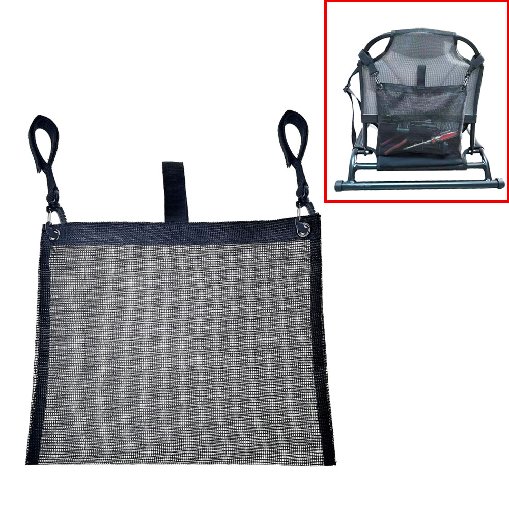 Fishing Kayak Crate - ทนทาน Kayak ตาข่ายกระเป๋าเบียร์เก็บกระเป๋าเรือพายเรือเก้าอี้ Toolkit กระเป๋าตกปลา Rod