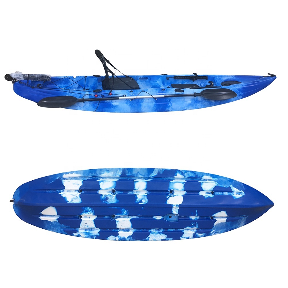 Fishing Kayak Paddle - ผู้ใหญ่คนหนึ่งคนและเด็กหนึ่งคนหรือสัตว์เลี้ยง 1 + 1 เรือคายัคตกปลานั่งบนเรือประมงแม่พิมพ์ Roto
