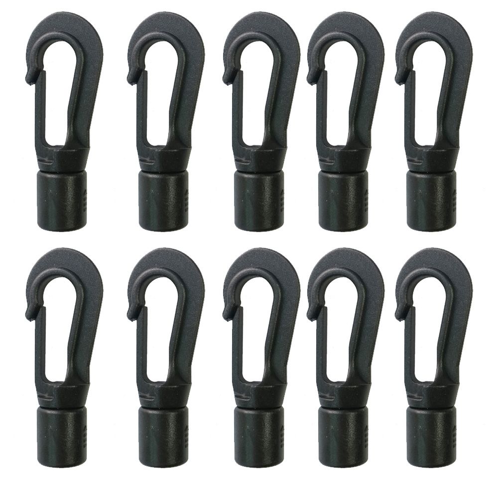 Fishing Kayak Sit On Top - 5/10Pcs พลาสติก Snap Hook คลิป Bungee