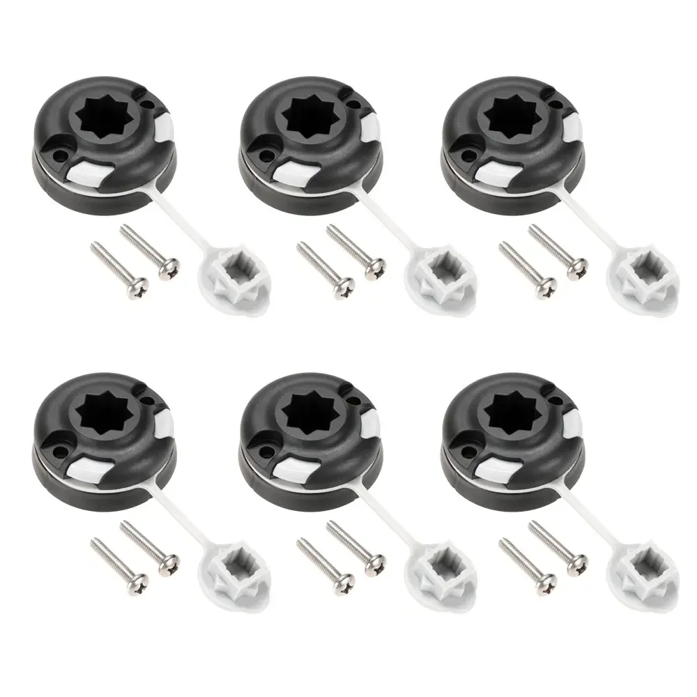 Fishing Kayak Rod Holder - 8/6/4/1PC เรือแคนู Kayak Star Mount ฐานเรือตกปลาทะเล