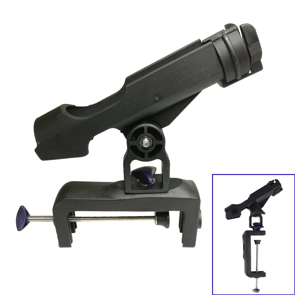 Fishing Kayak Rod Holder - CLAMP บนเรือยอชท์แบบถอดได้ KAYAK Canoe Fishing Rod