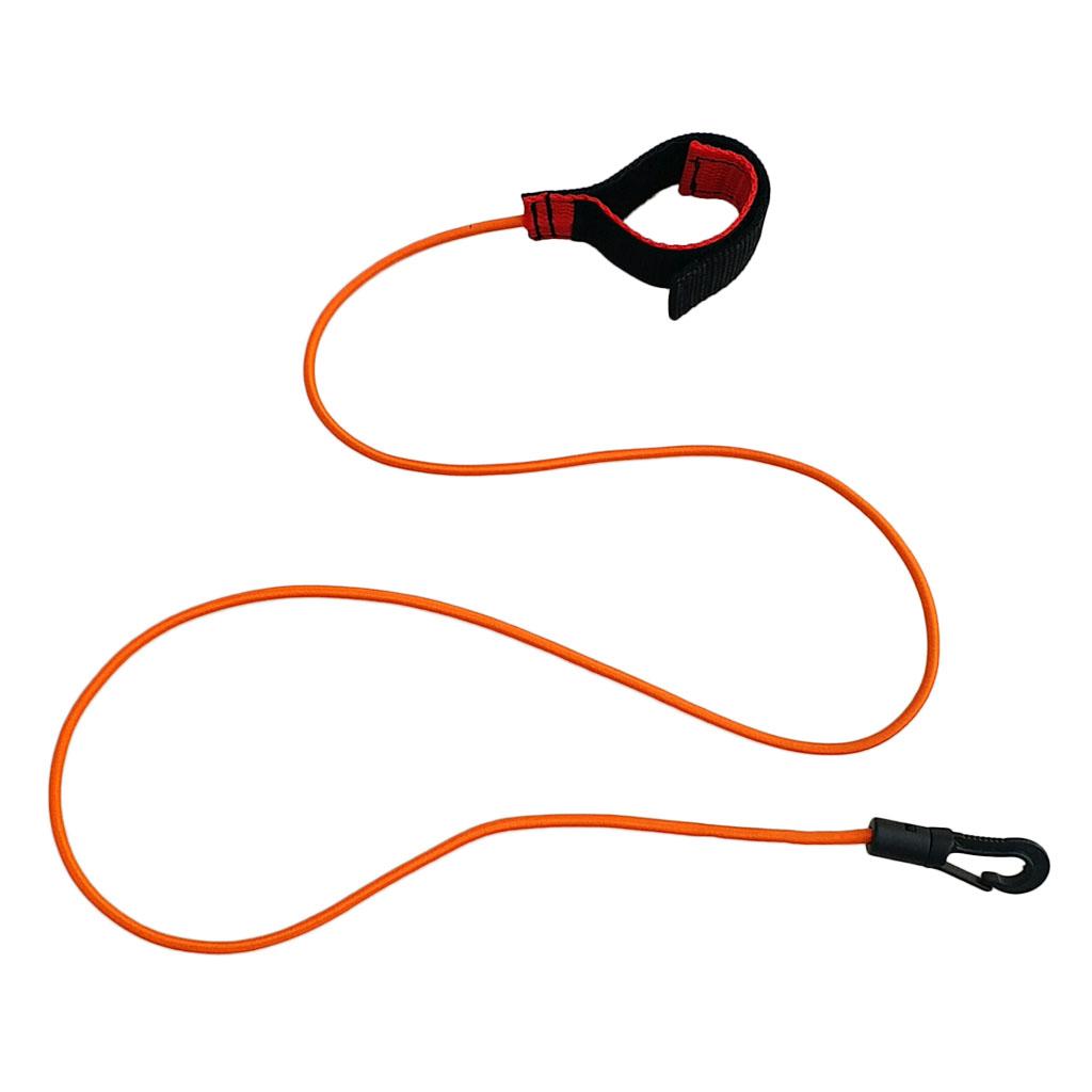 Fishing Kayak Paddle Leash - สายรัดนิรภัยสำหรับคันเบ็ดตกปลาแบบปรับได้ สายรัดไม้พายเรือคายัค สายรัดเรือแบบหนาพิเศษ สำหรับอุปกรณ์เสริมเรือคายัคตกปลา