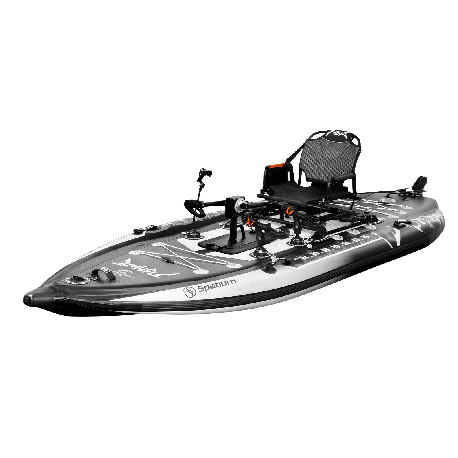 Fishing Kayak Pedal Drive - เรือคายัคพองลมแบบมีแป้นเหยียบ Spatium Pedal Kayak สำหรับตกปลา พร้อมระบบขับเคลื่อนด้วยแป้นเหยียบ