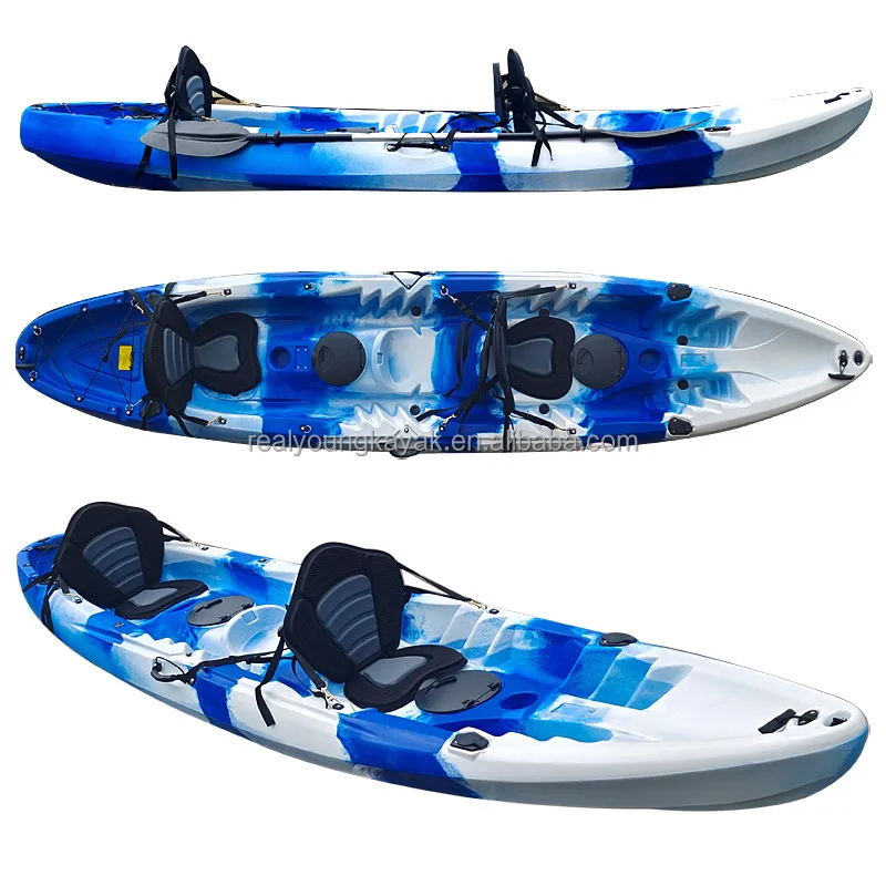 Fishing Kayak Sit On Top - เรือคายัคแบบโรโตโมลด์ รุ่น 2026 สำหรับครอบครัว แบบนั่งบน 2-3
