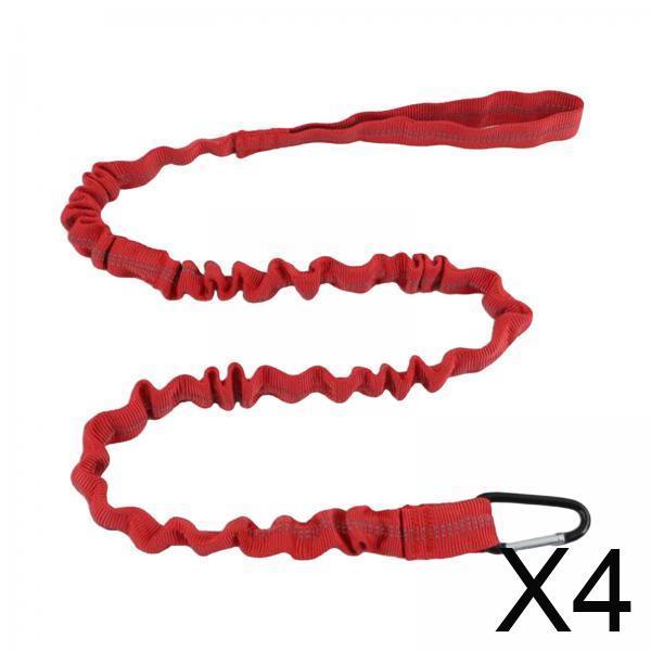 Fishing Kayak Paddle Leash - สายรัดพายเรือแบบทนทาน ทำจากไนลอน อุปกรณ์เสริมสำหรับเรือคายัค ที่ยึดแบบยืดหยุ่นสำหรับการพายเรือ ตกปลา ใช้กับคันเบ็ดและกระดานโต้คลื่น