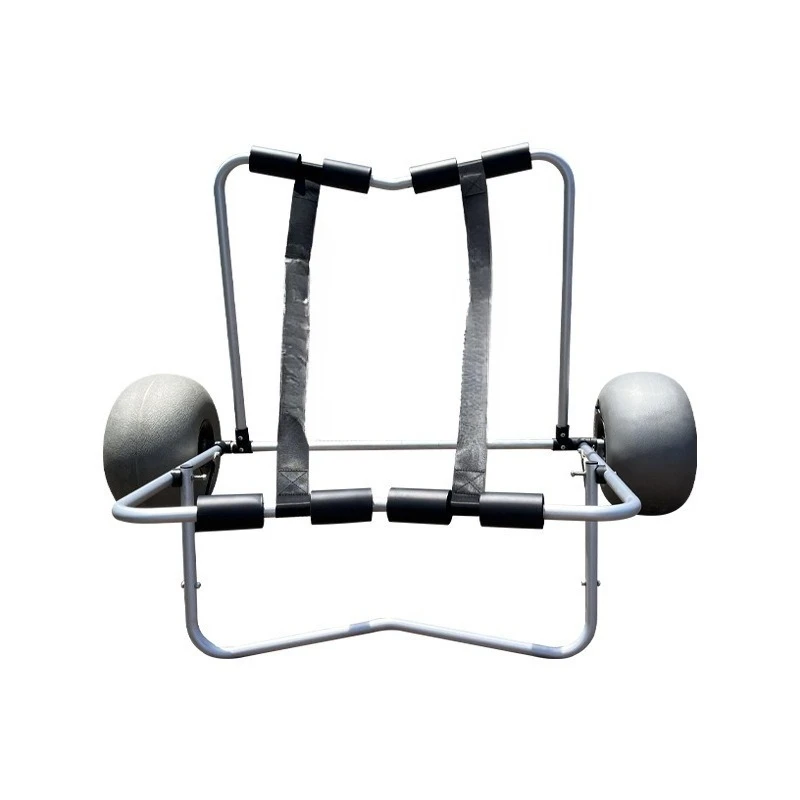 Fishing Kayak Cart - รถพ่วงเรือยาง เรือคายัคแบบเป่าลม เรือล่องแก่ง เรือตกปลา เรือแคนู รถเข็นพับได้อลูมิเนียมอัลลอย