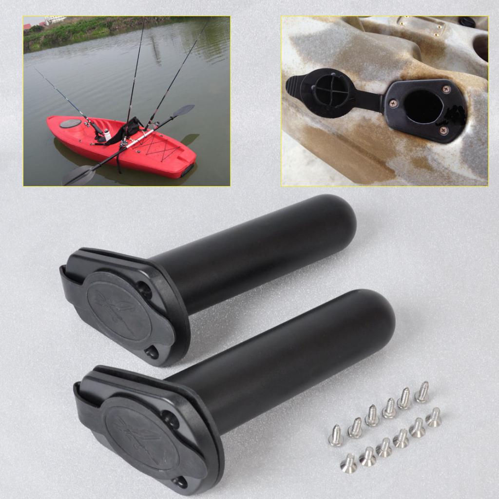 Fishing Kayak Crate - 2pcs ทะเลเรือ Flush Mount Fishing Rod