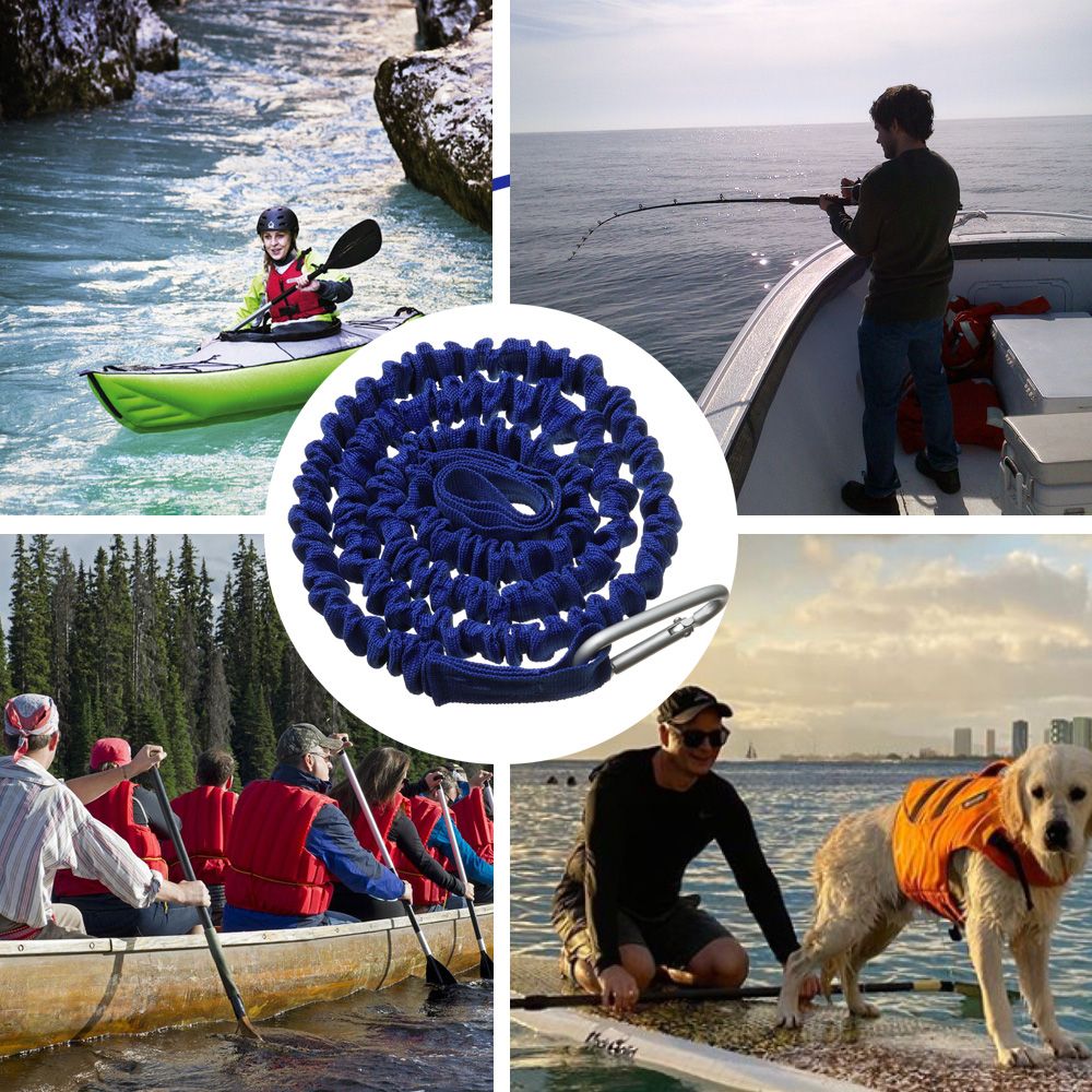 สายจูงเบ็ดตกปลาพายเรือคายัคพาย - Fishing Kayak Paddle Leash บทวิจารณ์และราคา