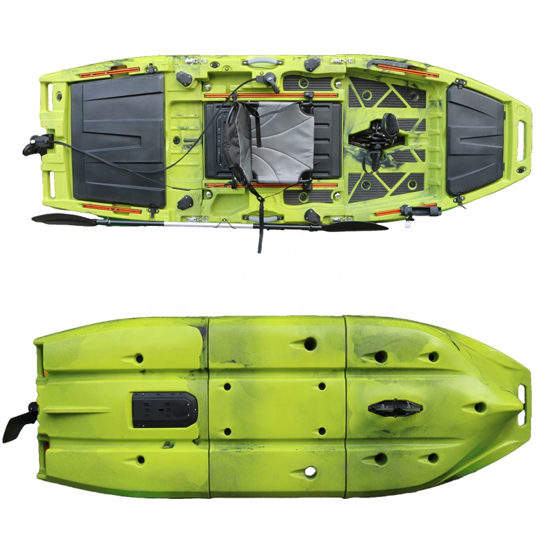 เรือคายัคแบบถอดประกอบได้ ขับเค - Fishing Kayak Pedal Drive บทวิจารณ์และราคา