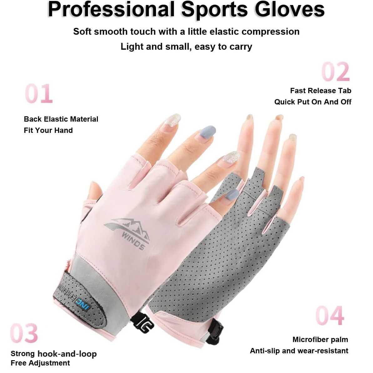 1 คู่ Fingerless ขับรถ/ตกปลา/เ - Fishing Kayak Anchor บทวิจารณ์และราคา