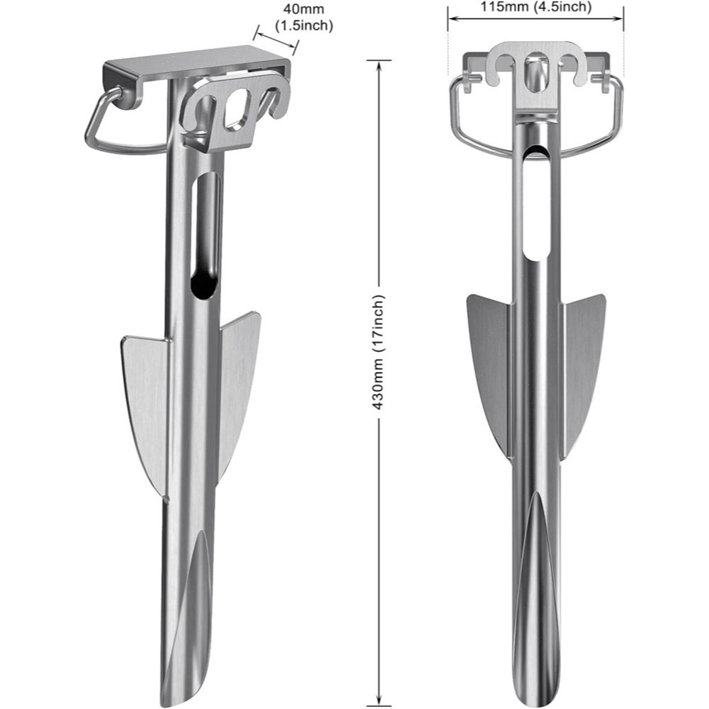 สมอเรือสแตนเลส สมอเรือตกปลา สำ - Fishing Kayak Anchor บทวิจารณ์และราคา