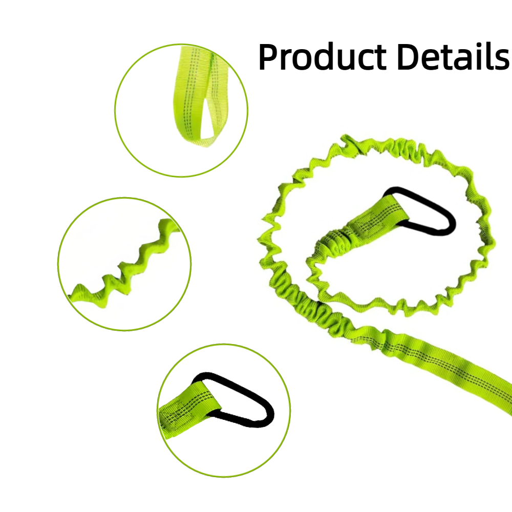 สายรัดคันเบ็ดแบบยืดหยุ่นปรับได - Fishing Kayak Paddle Leash บทวิจารณ์และราคา