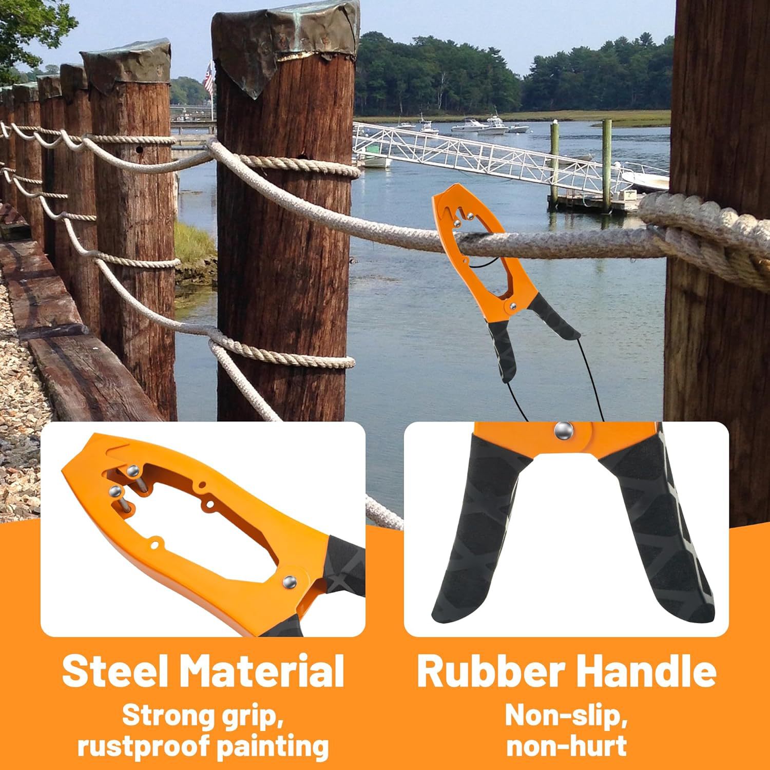1 PC Kayak Anchor Grip 16.4ft  - Fishing Kayak Anchor บทวิจารณ์และราคา