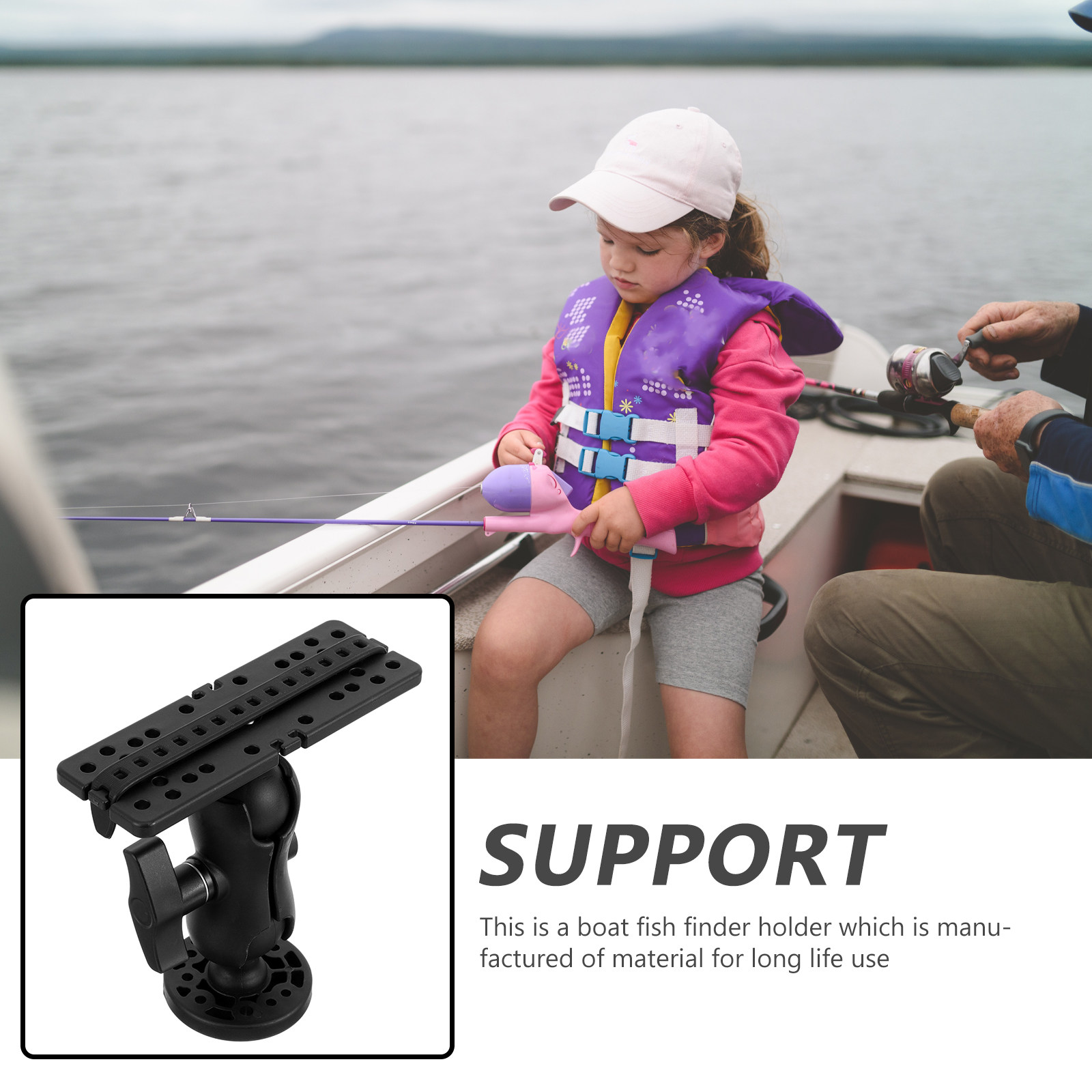 ที่ยึดเครื่องหาปลาแบบแข็งแรงสำ - Fishing Kayak Fish Finder Mount บทวิจารณ์และราคา