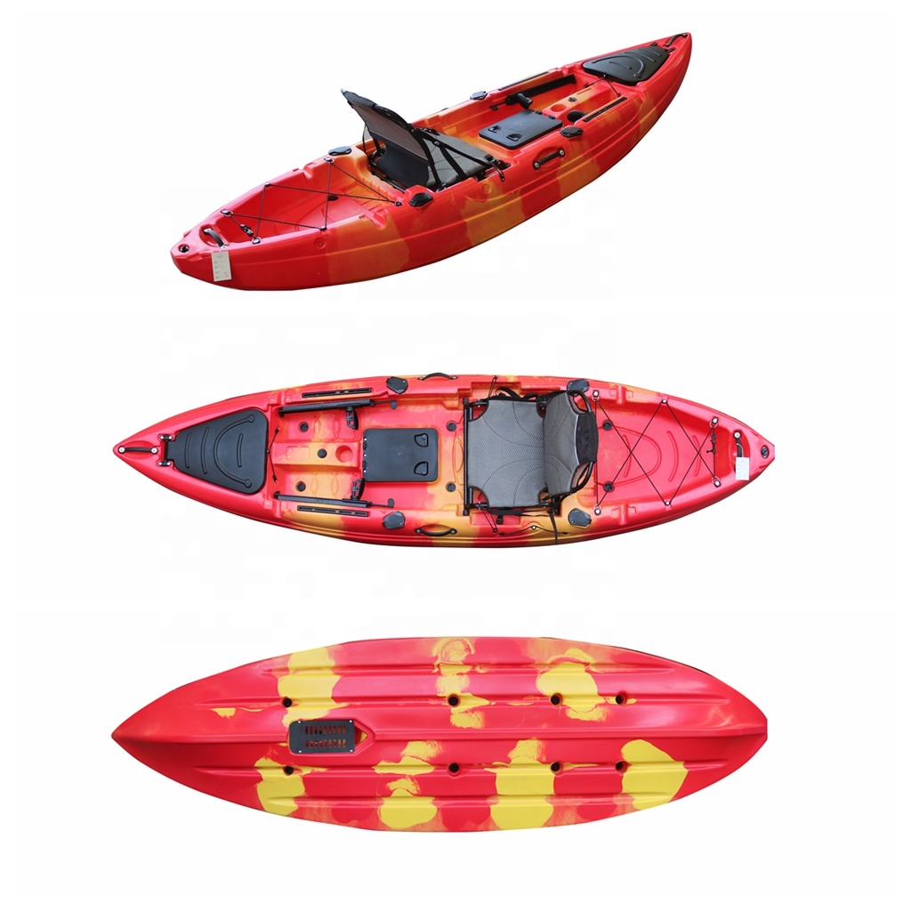 10ft คนเดียวนั่งบนด้านบนตกปลาเ - Fishing Kayak Sit On Top บทวิจารณ์และราคา