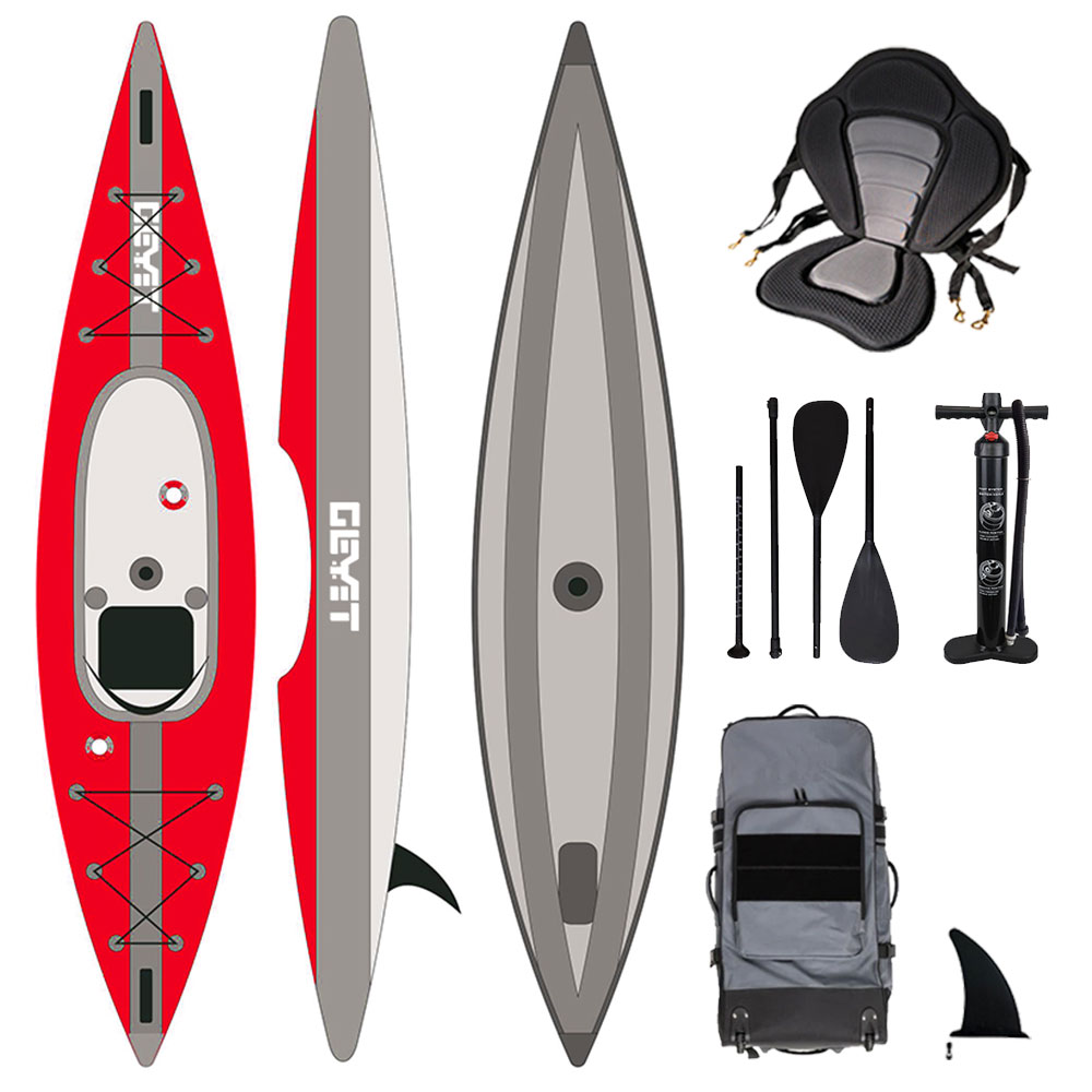 เรือคายัคตกปลาแบบเป่าลม 2 ที่น - Fishing Kayak Sit In บทวิจารณ์และราคา
