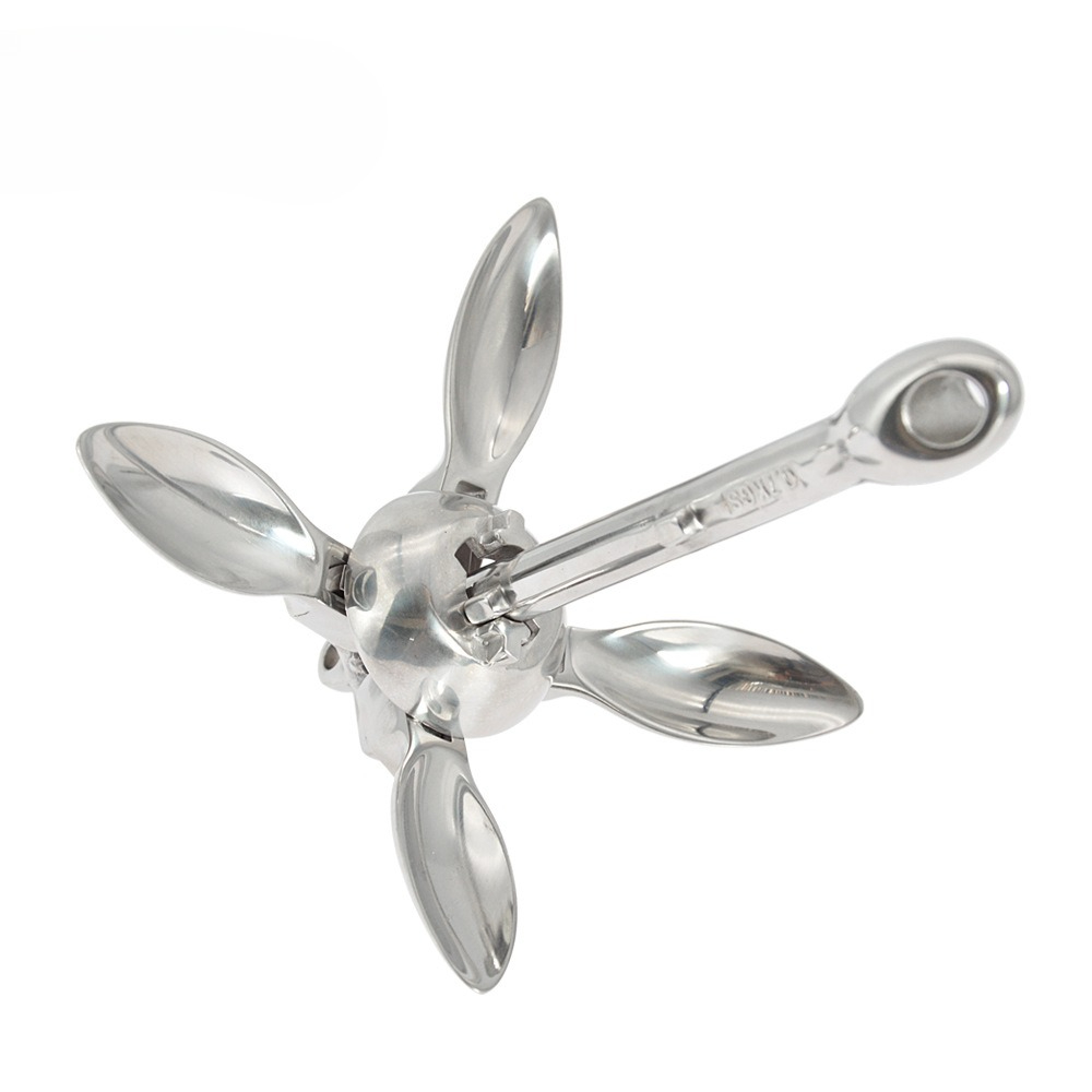พับ Grapnel Anchor Kayak เรือแ - Fishing Kayak Anchor บทวิจารณ์และราคา