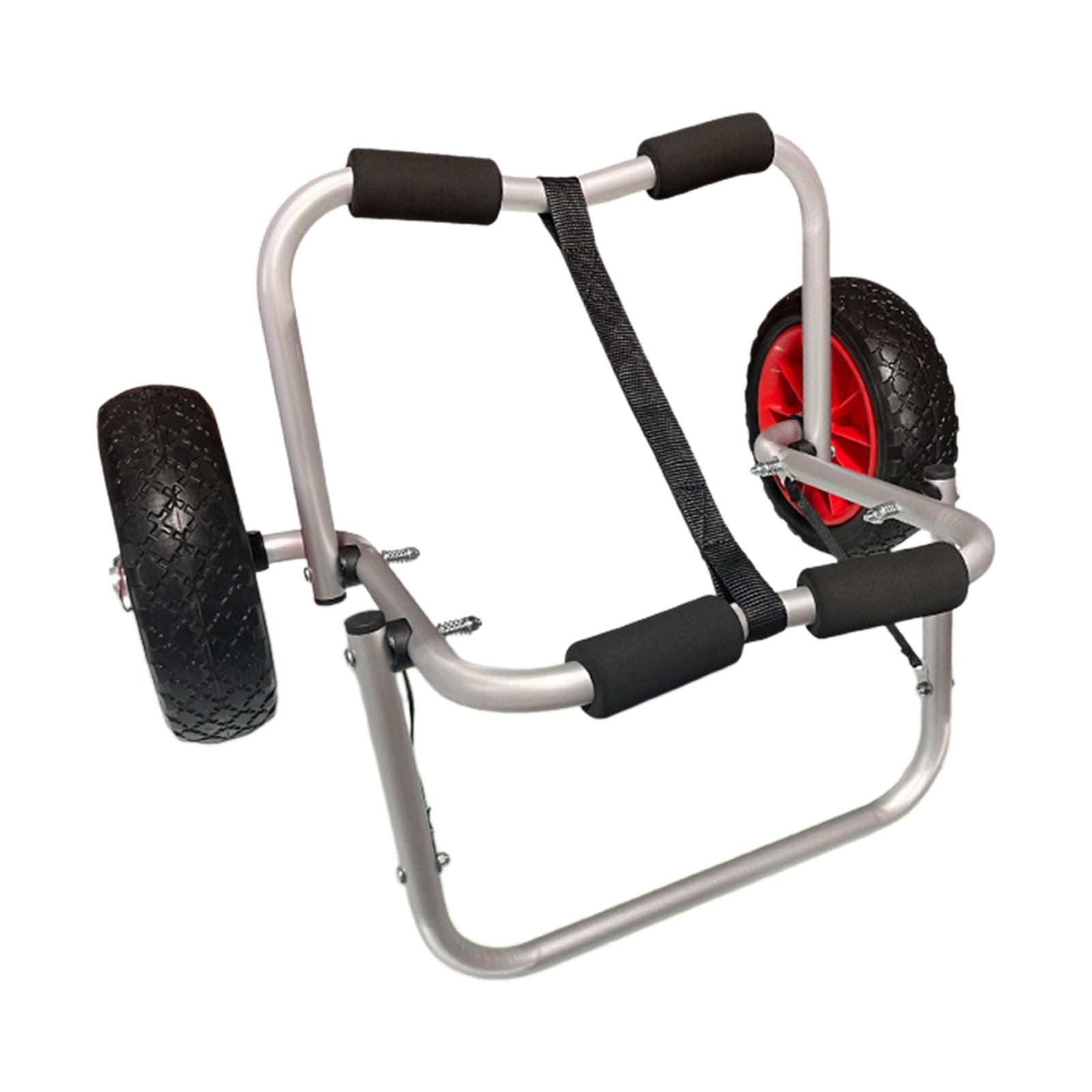 รถเข็นพับได้สำหรับเรือคายัค รถ - Fishing Kayak Cart บทวิจารณ์และราคา