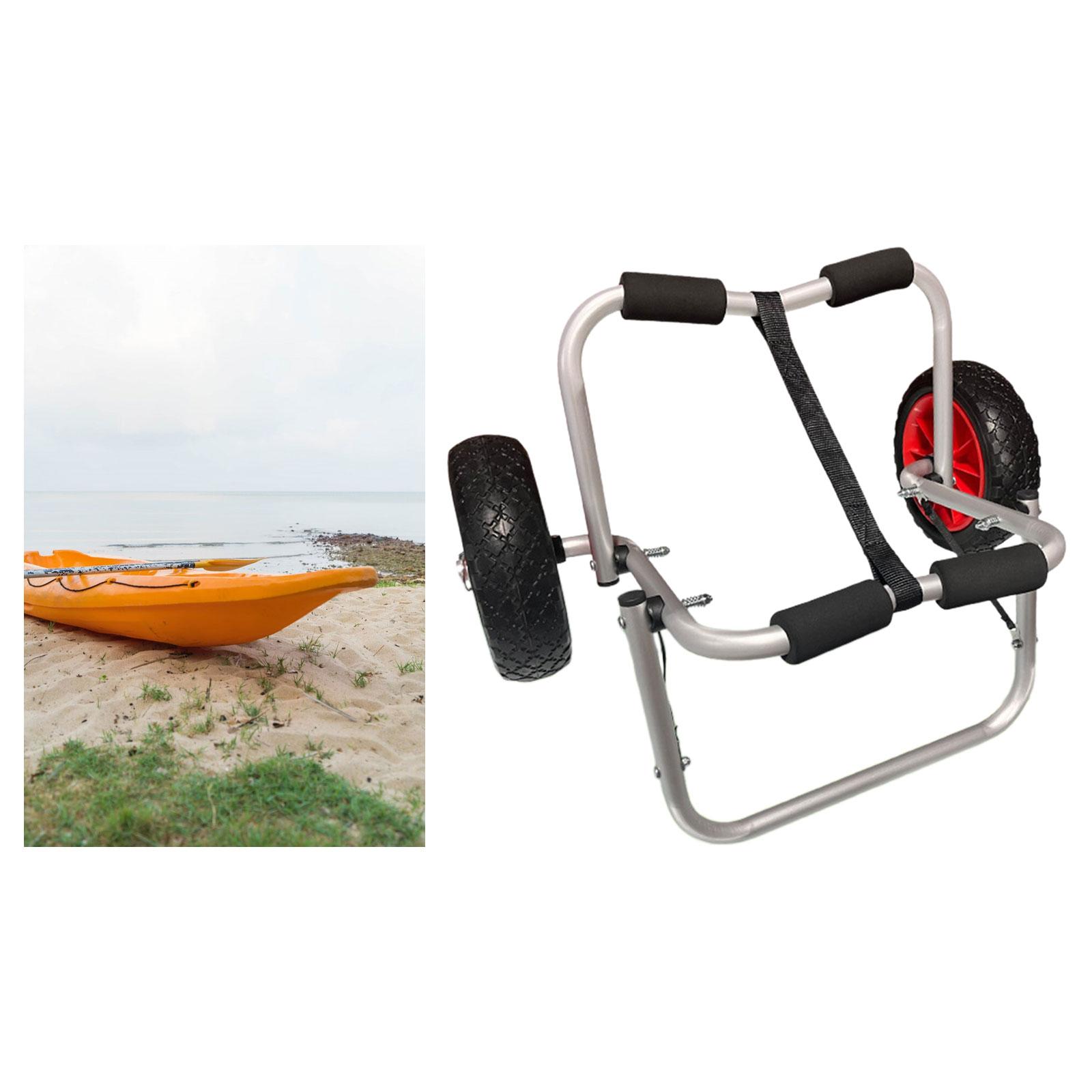 รถเข็นพับได้สำหรับเรือคายัค รถ - Fishing Kayak Cart บทวิจารณ์และราคา