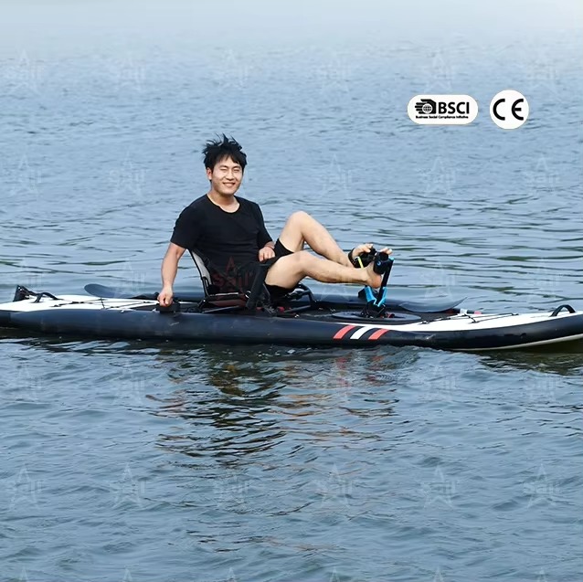 เรือคายัคแบบเป่าลมสำหรับตกปลาส - Fishing Kayak Sit On Top บทวิจารณ์และราคา