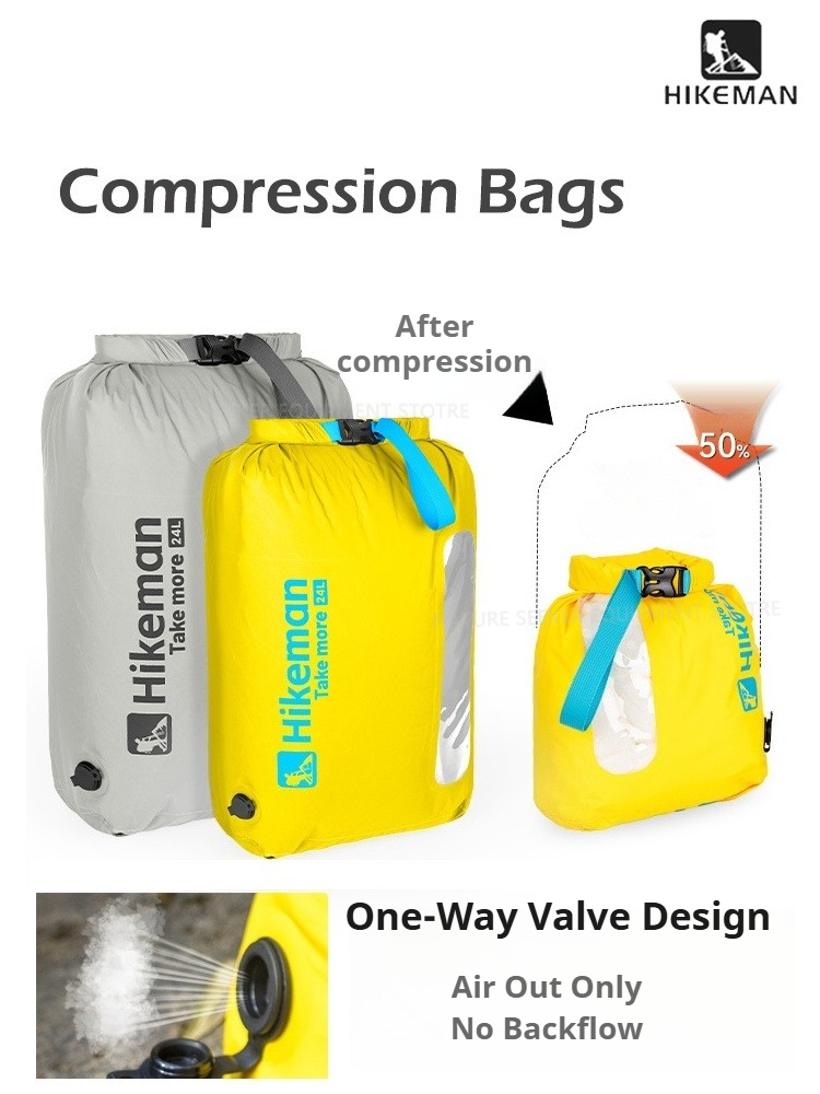 ถุงสูญญากาศ HIKEMAN พร้อมวาล์ว - Fishing Kayak Storage Bag บทวิจารณ์และราคา