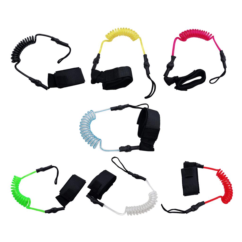 สายจูงเซิร์ฟบอร์ดแบบขดยาว 4 ฟุ - Fishing Kayak Paddle Leash บทวิจารณ์และราคา