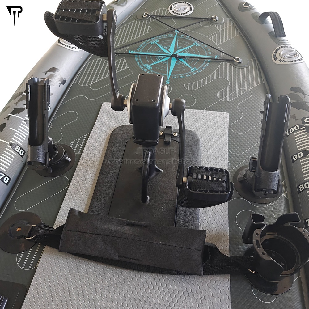 เรือคายัคเป่าลมรุ่นใหม่ JTRDA  - Fishing Kayak Pedal Drive บทวิจารณ์และราคา