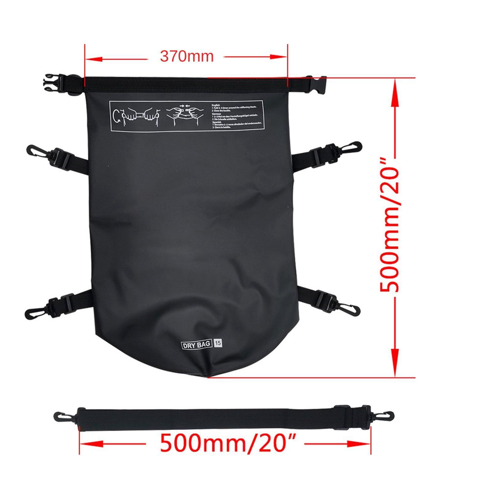 กระเป๋ากันน้ำแบบแห้ง สายรัดปรั - Fishing Kayak Storage Bag บทวิจารณ์และราคา