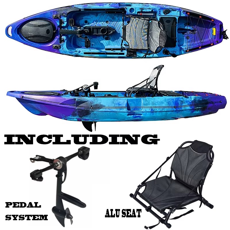 เรือคายัคตกปลาทะเลแบบนั่งบนพร้ - Fishing Kayak Sit On Top บทวิจารณ์และราคา