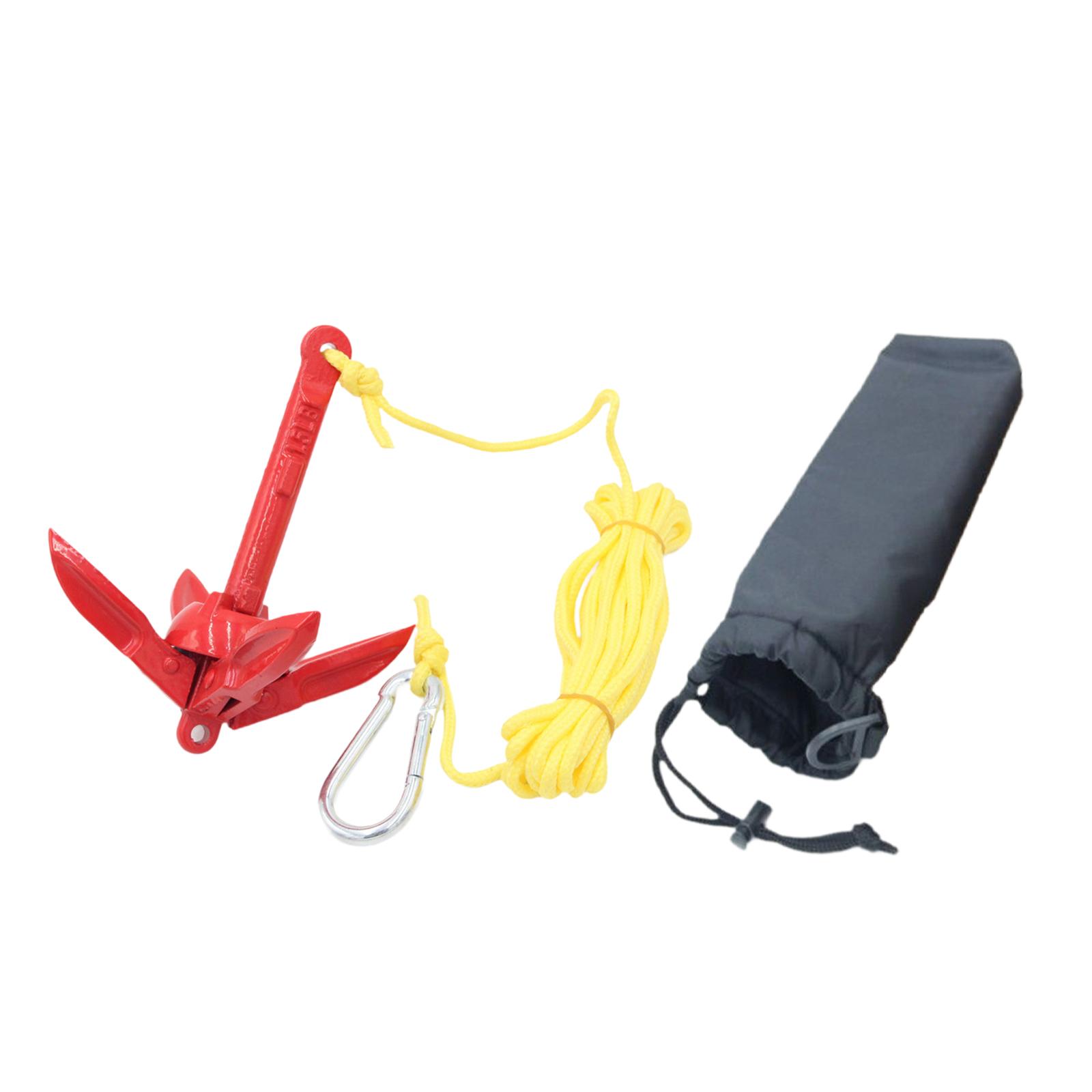 ชุดสมอเรือพับได้ทำจากเหล็กกล้า - Fishing Kayak Anchor บทวิจารณ์และราคา